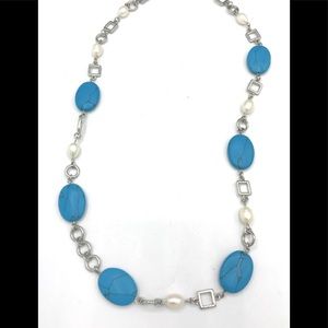 Latasha turquoise necklace (B40) 710